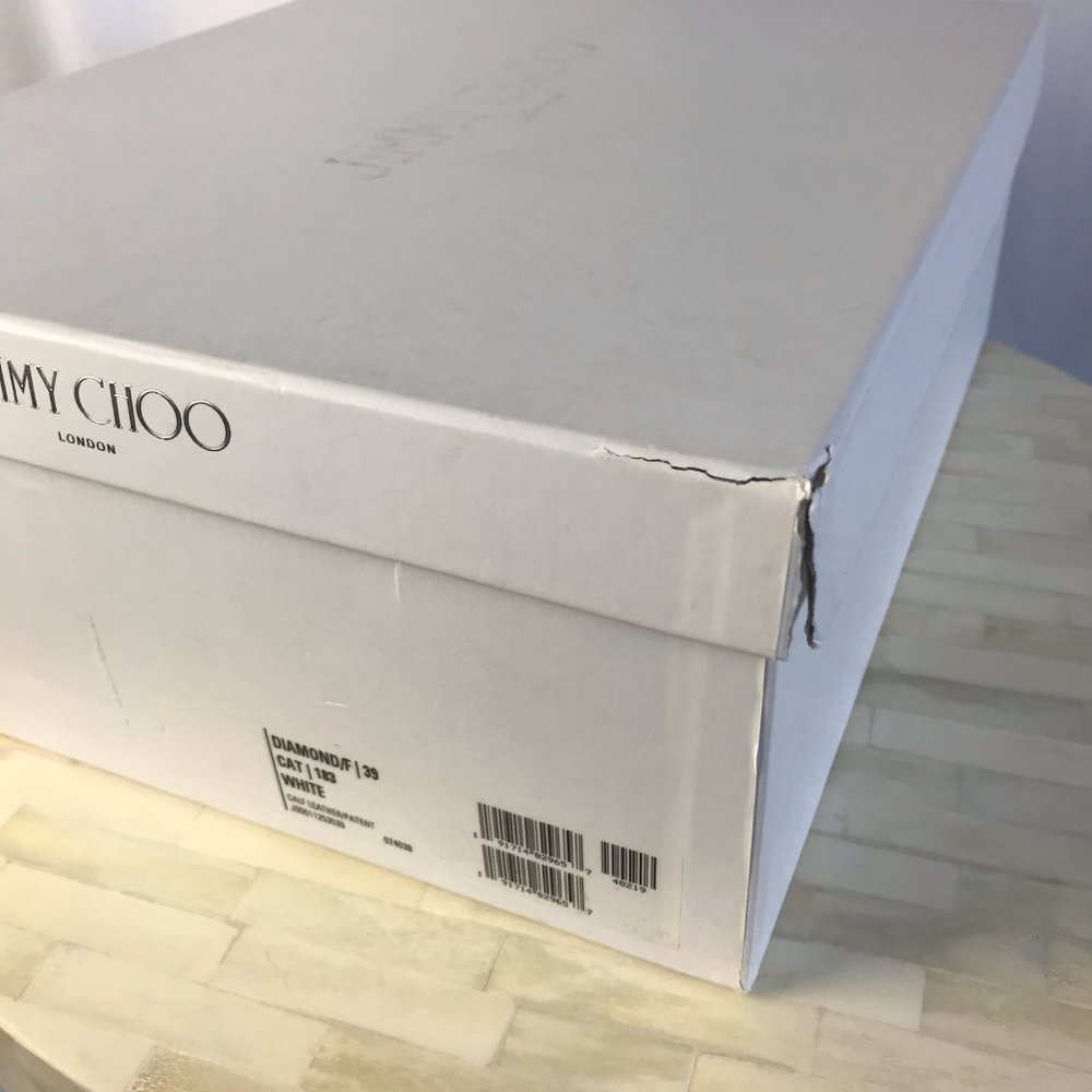 JIMMY CHOO Diamond /F Leather Sneakers - NEW! - Picture 11 of 13